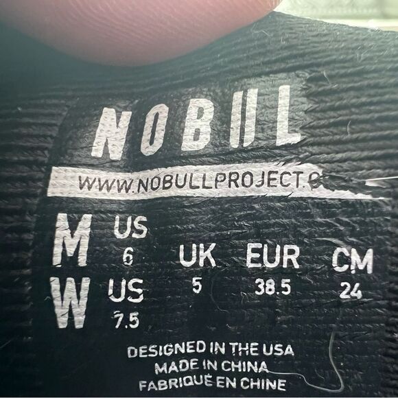 NOBULL Project Plate Drop Trainer Sneaker Womens 7.5M Art Work Collection Shoes - Picture 7 of 9